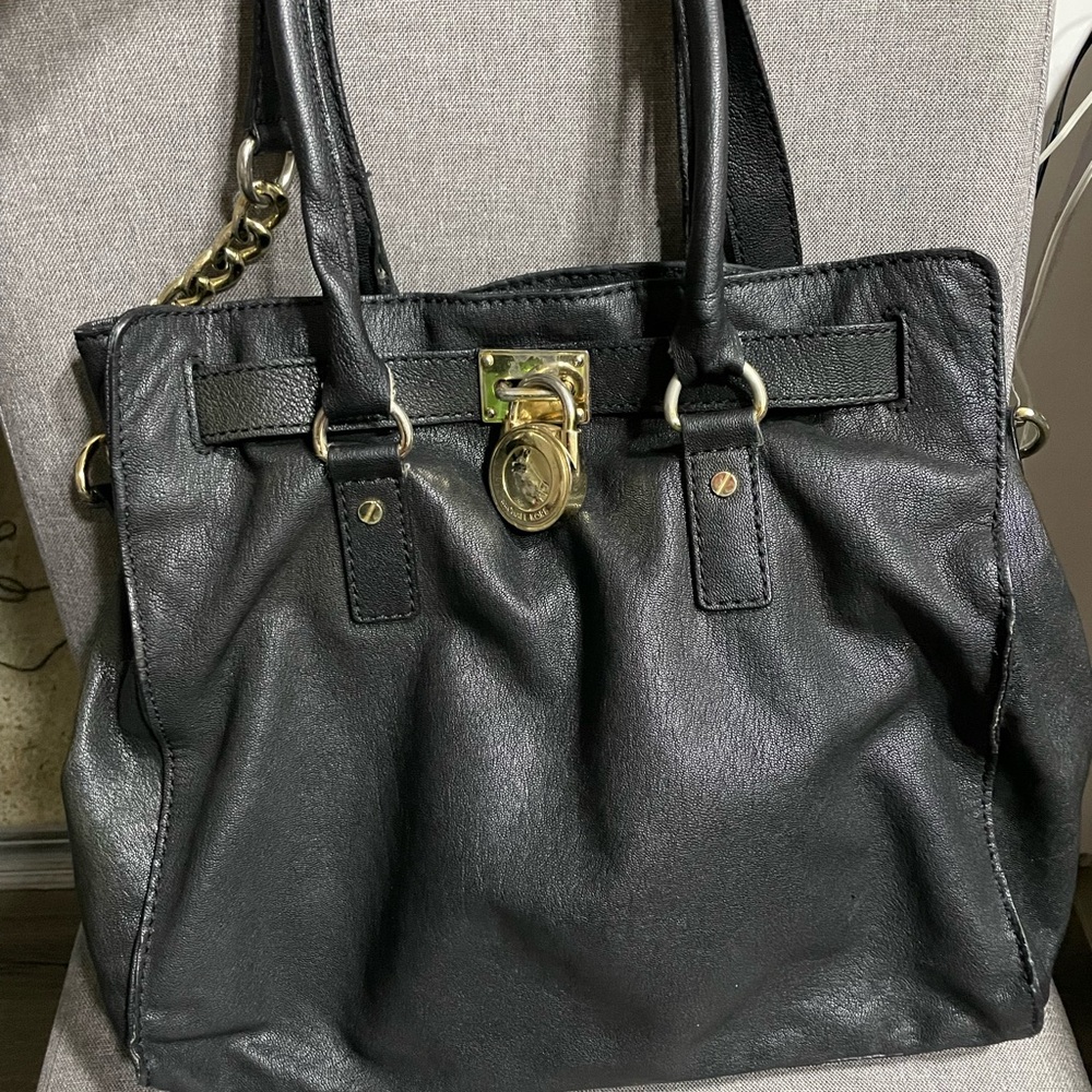 Michael Kors Black Large Slouchy Leather Handbag